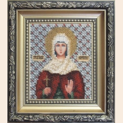 Набор для вышивания бисером ЧАРИВНА МИТЬ "Икона святой мученицы Наталии"